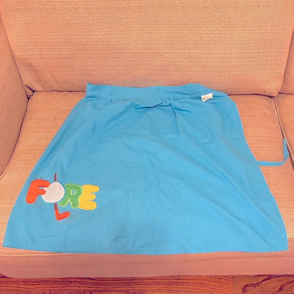 Vintage The Frog Pond FORE golf wrap skirt
